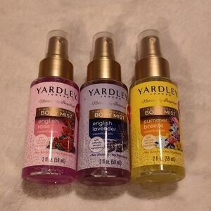 NEW! Yardley Body Mist Bundle (3 Bottles) 2oz ea